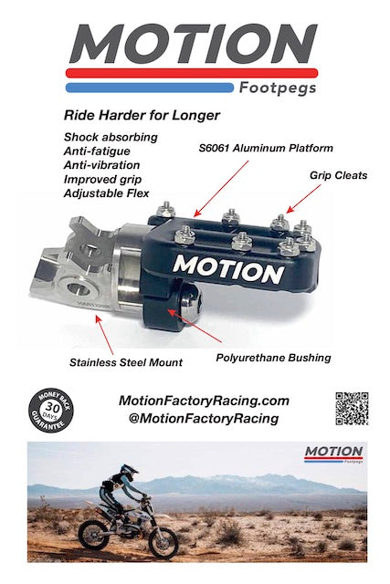 Flex-Mount Footpegs (#HCB) FITS: Honda CB models